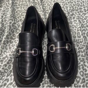 Black Leather Loafers